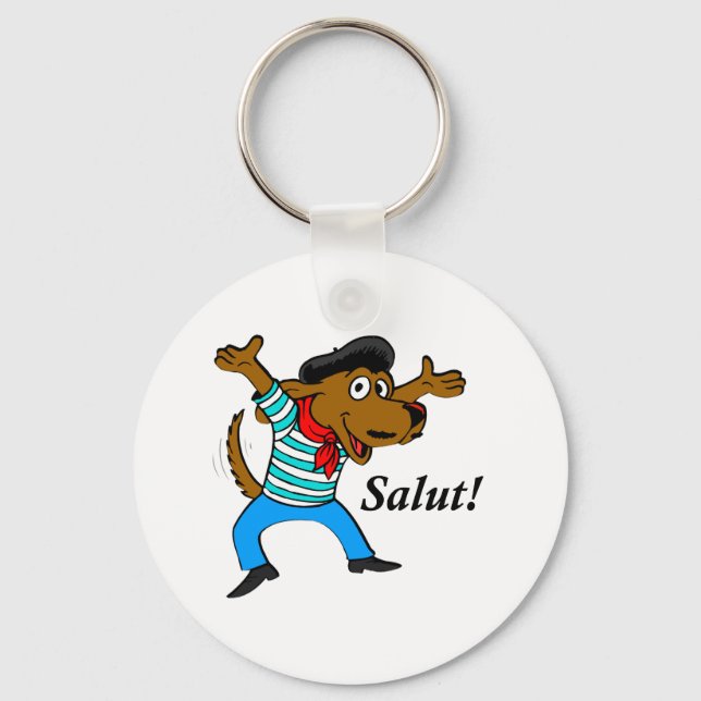 Salut! Key Ring (Front)