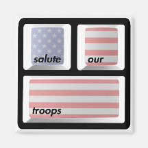 Salute our Troops magnet!