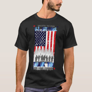 Salute to our Veterans  Thank You for Your Service T-Shirt