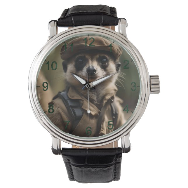 Saluting Silvester the Meerkat: A Veteran's Tale Watch (Front)
