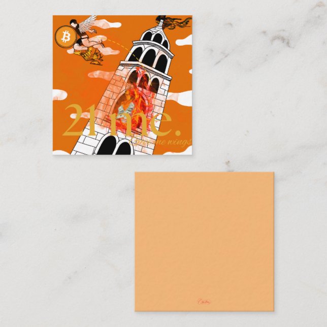 Salva me. card (Front/Back)