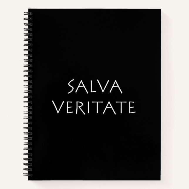 Salva veritate notebook (Front)