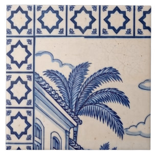 Salvador Azulejo Mural Tile 1 of 6 Top Left