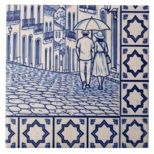 Salvador Azulejo Mural Tile 6 of 6 Bottom Right