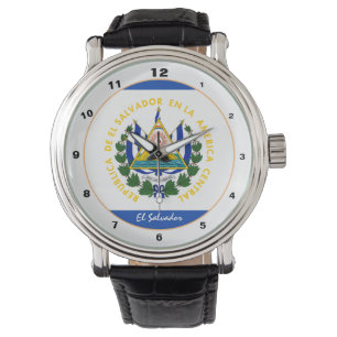 Salvador Flag & El Salvador trendy fashion /design Watch