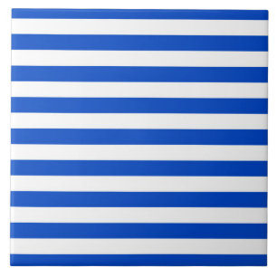 Salvador honduras flag stripes country pattern blu ceramic tile
