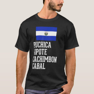 Salvadoran Flag DNA El Salvador Salvadoreña Puchic T-Shirt