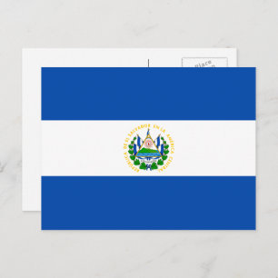 Salvadoran Flag, Flag of El Salvador Postcard