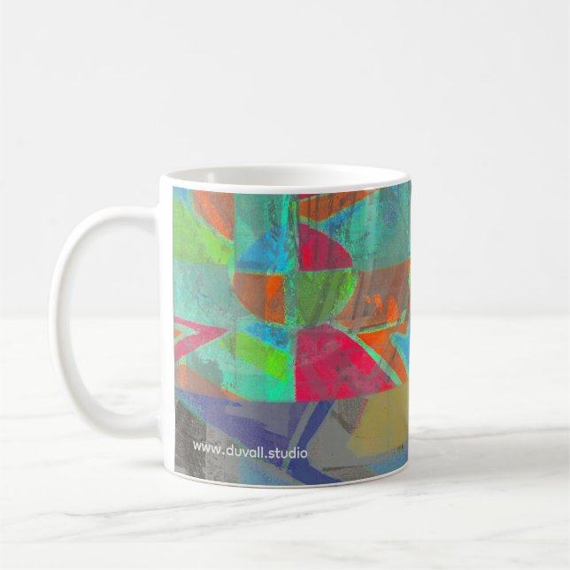 salvage abstract coffee mug (Left)