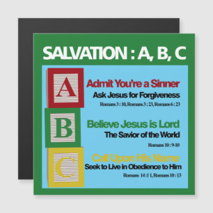Salvation ABC Magnet