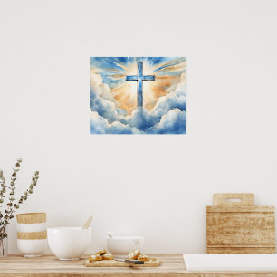 Salvation, Cross in the Clouds, Poster