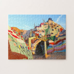 Salvation Monument California. Jigsaw Puzzle
