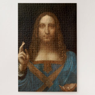 Salvator Mundi (by Leonardo da Vinci) Jigsaw Puzzle