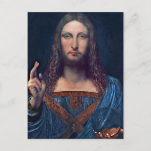 Salvator Mundi by Leonardo da Vinci Postcard