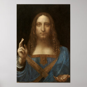 Salvator Mundi by Leonardo da Vinci - poster