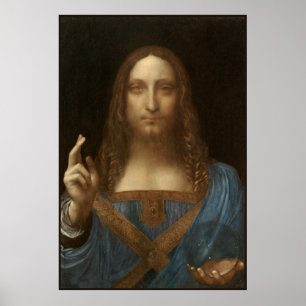 Salvator Mundi c 1500 Leonardo da Vinci Fine Art   Poster