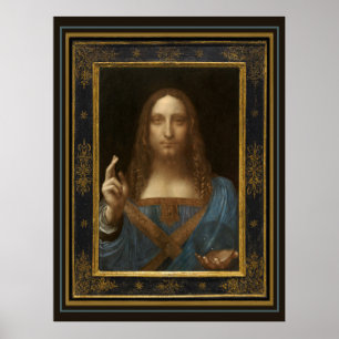 Salvator Mundi c 1500 Leonardo da Vinci Fine Art   Poster