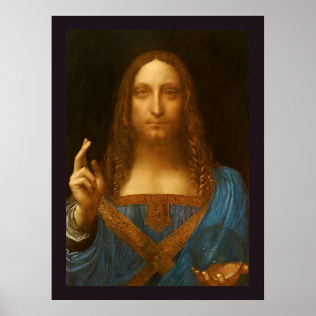 SALVATOR MUNDI FINE ART PRINT  (Front)
