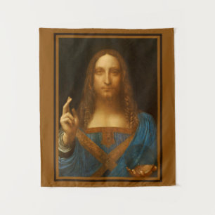 SALVATOR MUNDI FINE ART PRINT TAPESTRY