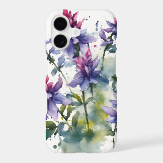 Salvia - Watercolor flowers Case-Mate iPhone Case