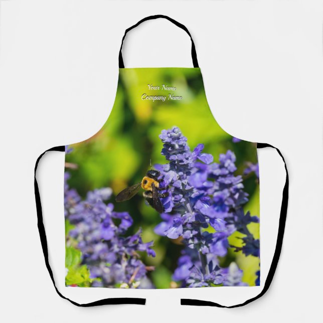 Salvia With Bumblebee Apron (Front)