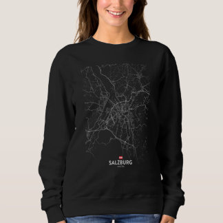 salzburg austria City map Travel souvenir hometown Sweatshirt