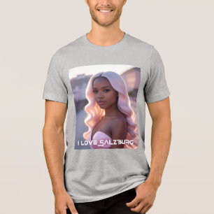 SALZBURG - AUSTRIA - I LOVE SALZBURG Tri-Blend SHIRT