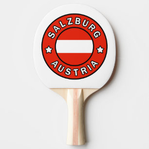 Salzburg Austria Ping Pong Paddle