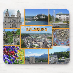 Salzburg Austria Sightseeing Places Vacation Mouse Pad