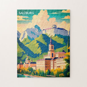 Salzburg Austria Travel Jigsaw Puzzle