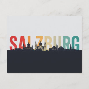 Salzburg Austria Travel Postcard