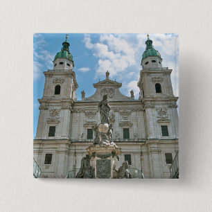 Salzburg Cathedral 15 Cm Square Badge