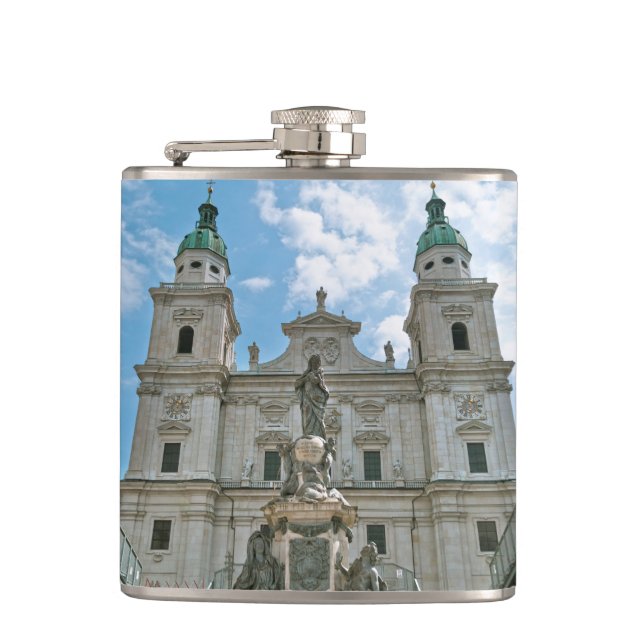 Salzburg Cathedral Hip Flask (Front)