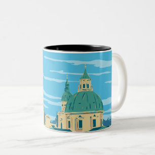  Salzburg Cathedral Two-Tone Coffee Mug