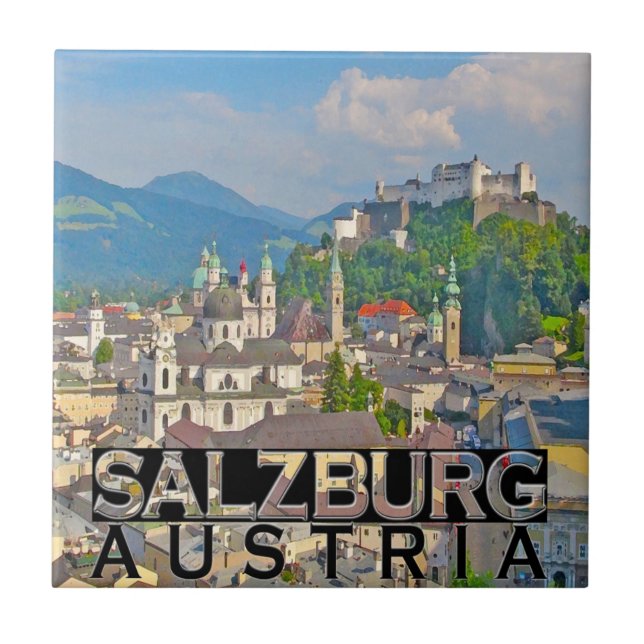 Salzburg Ceramic Tile (Front)