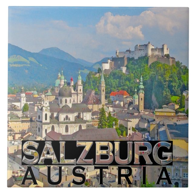 Salzburg Ceramic Tile (Front)