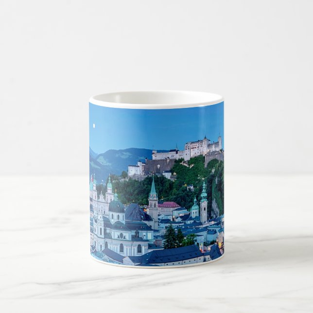 Salzburg city, Austria Coffee Mug (Center)