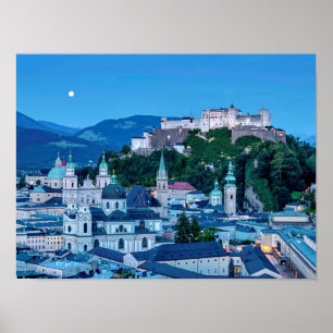 Salzburg city, Austria Poster