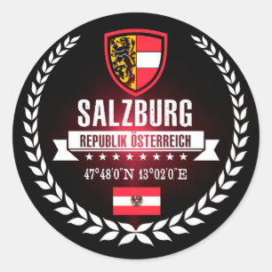 Salzburg Classic Round Sticker