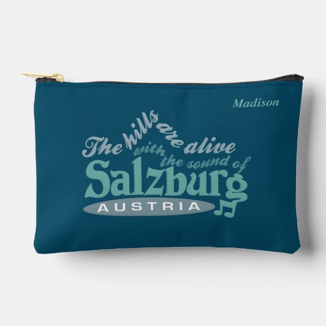 Salzburg custom name accessory pouch (Front)