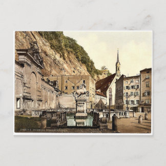 Salzburg, Horse Pool, Austro-Hungary rare Photochr Postcard