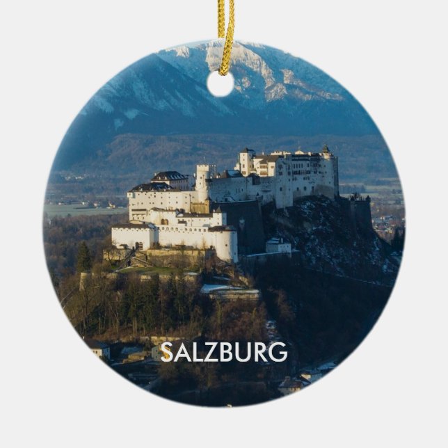 Salzburg Scenic Circle Ornament (Front)