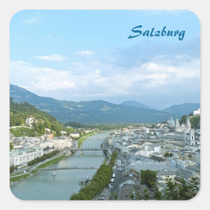 Salzburg Square Sticker