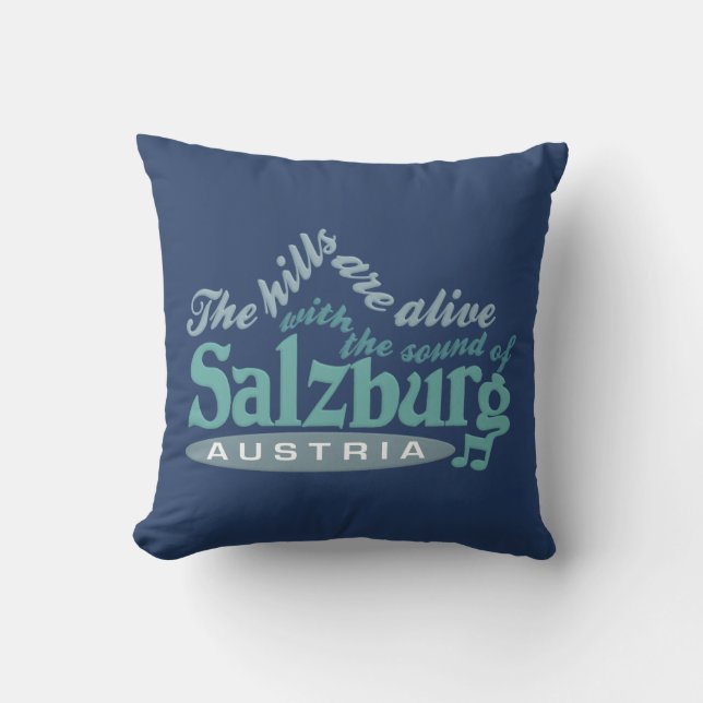 Salzburg throw pillow (Front)