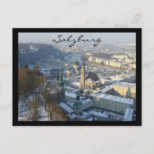 salzburg view postcard