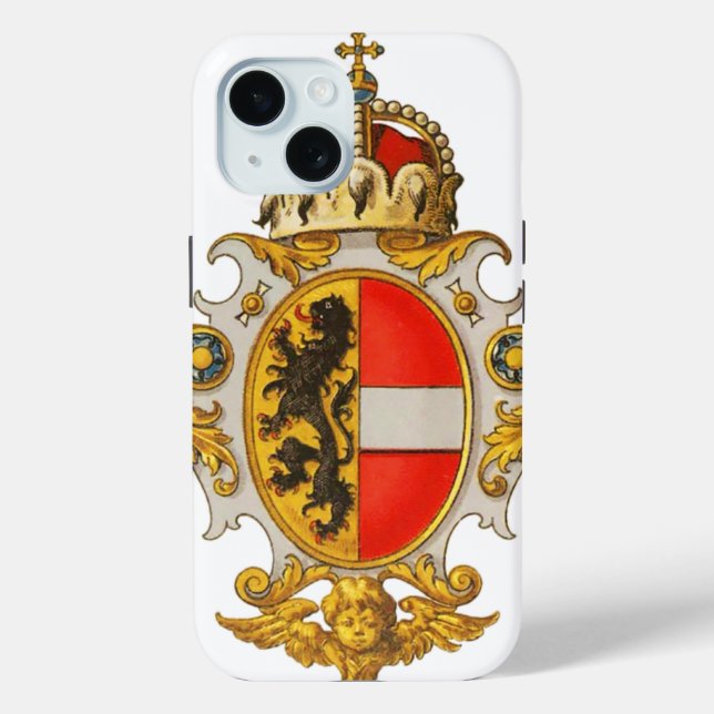 Salzburg vintage coat of arms iPhone / iPad case (Back)