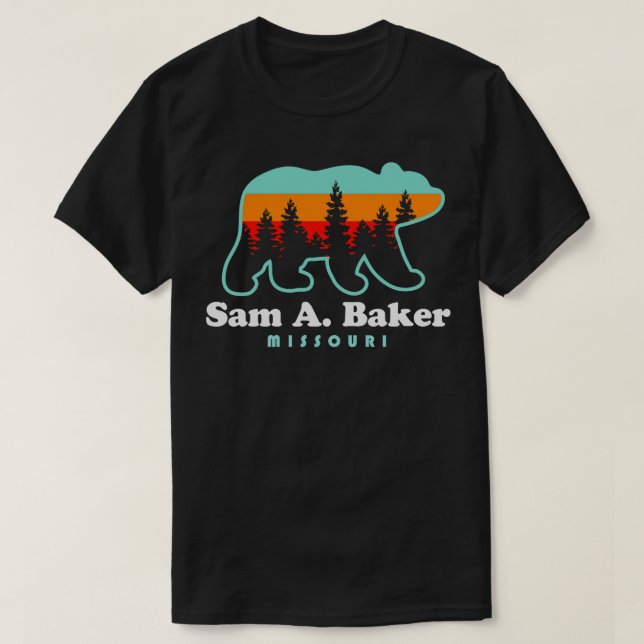 Sam A Baker State Park Missouri Patterson MO Bear T-Shirt (Design Front)