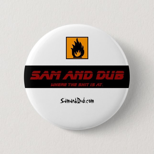 Sam and Dub Button (Front)