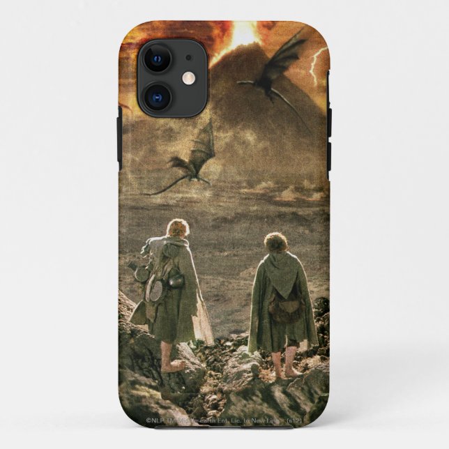 Sam and FRODO™ Approaching Mount Doom Case-Mate iPhone Case (Back)
