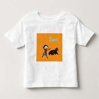 Sam and his Dog - Customised Toddler T-Shirt